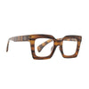 fiona {striped brown} blue light {readers} eyeglasses