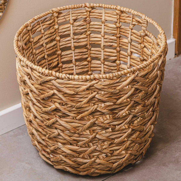 water hyacinth storage basket