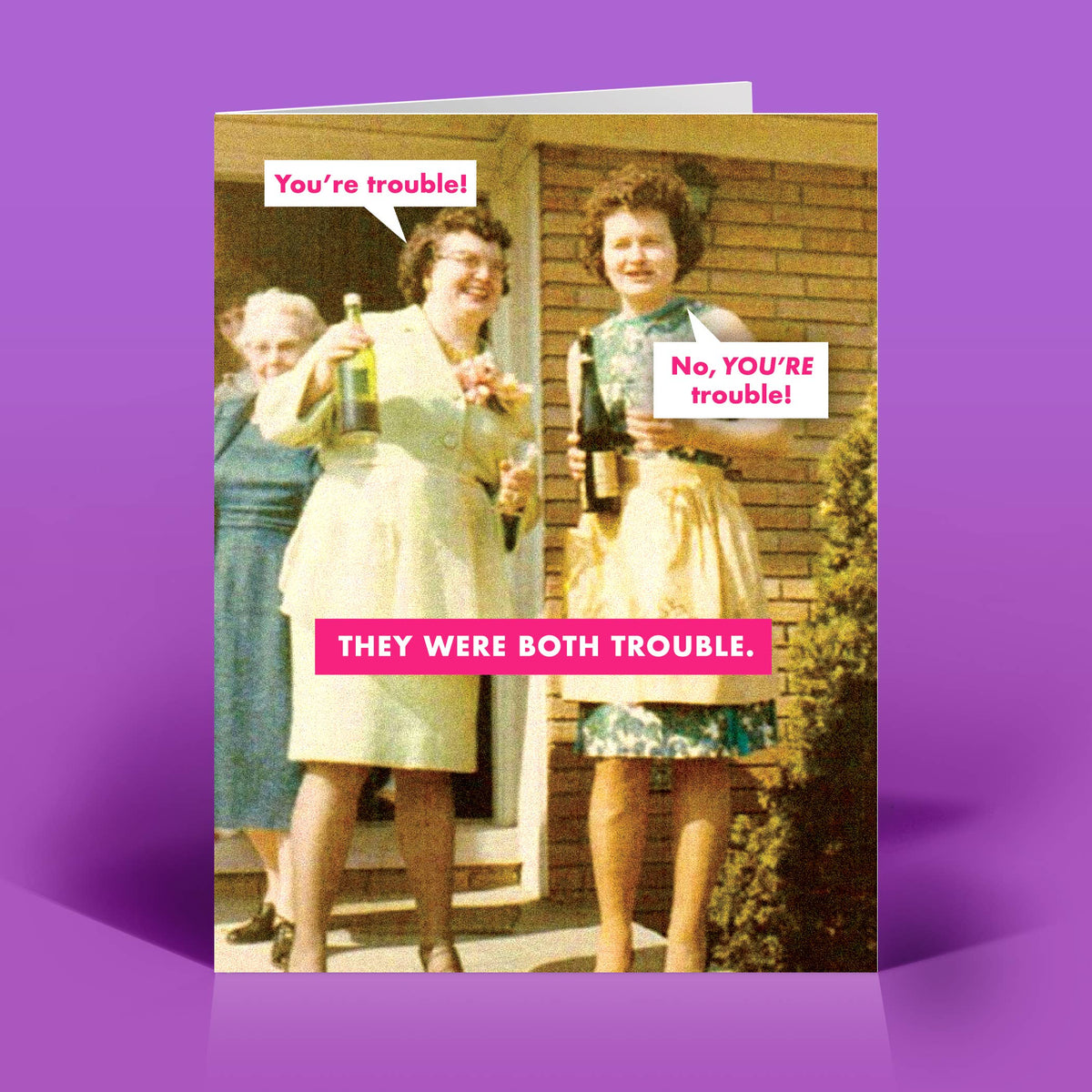 both trouble card