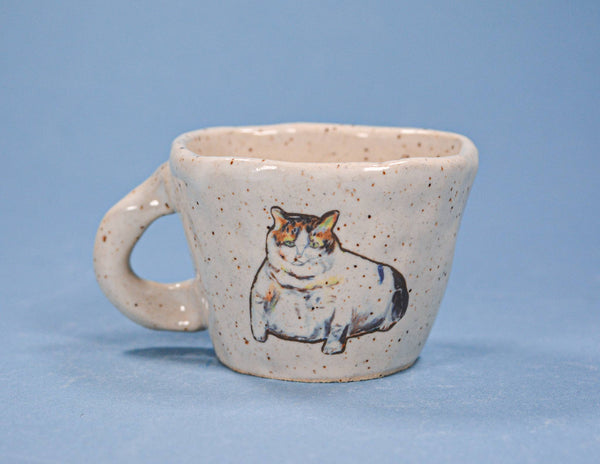 cat espresso mug