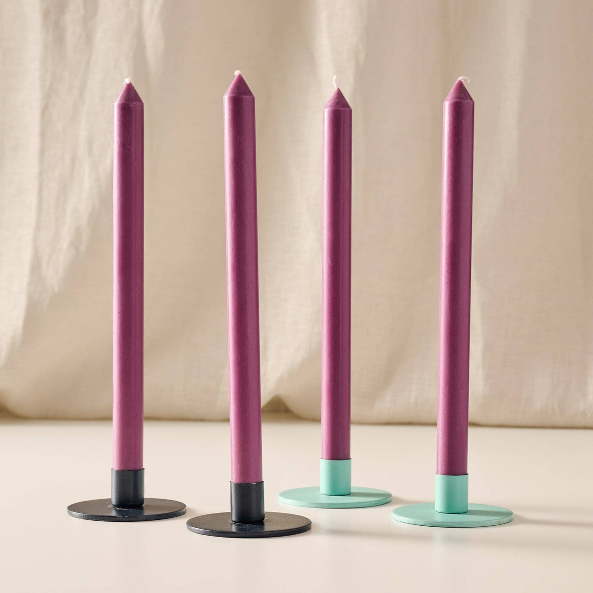 anget blackberry palm wax taper candles {set of 4}