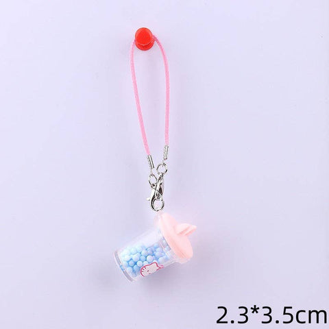 labubu cat ear milk tea accessory