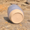 handcrafted periwinkle scalloped cup set of 4