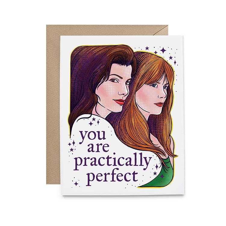 you are practically perfect card