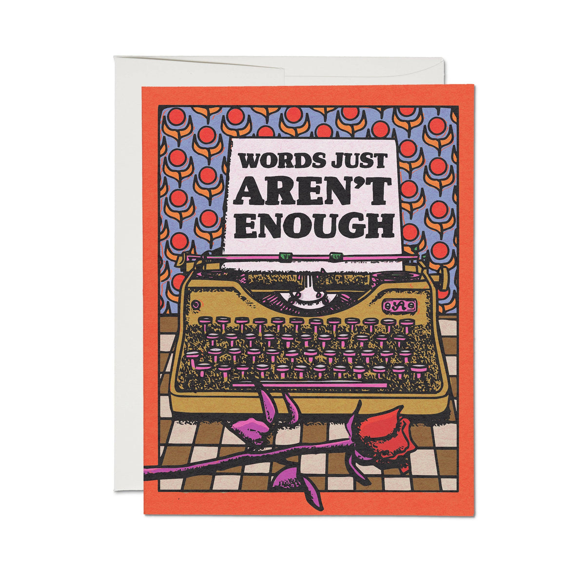 words just aren't enough card