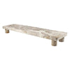 beige stand - large: marble { 21 L x 6 W x 2.5 H}