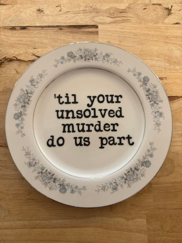 unsolved murder plate
