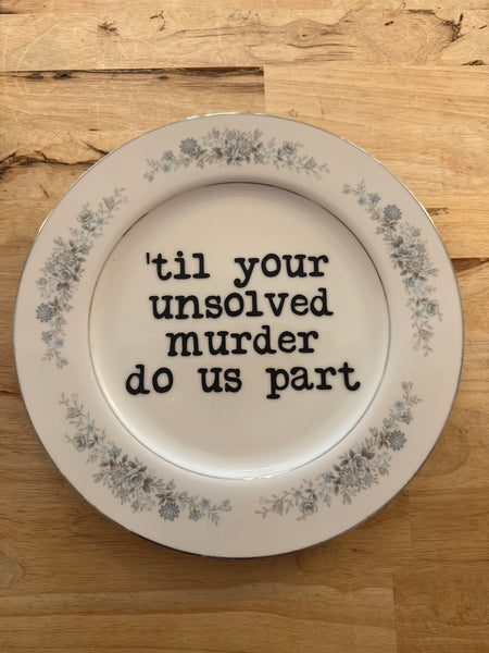 unsolved murder plate