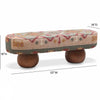 rizi textured wool upholstered bench {pick up only}