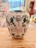vintage chinoiserie floral vase