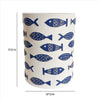 blue fish ceramic indoor/outdoor table