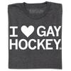 i heart gay hockey tshirt