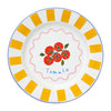 tomato enamel plate large