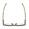 fiona {striped brown} blue light {readers} eyeglasses