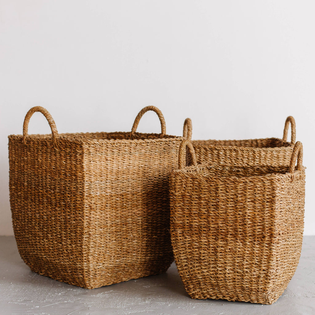 square laundry basket {set of 3}