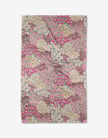 bloomed for spring tea towel