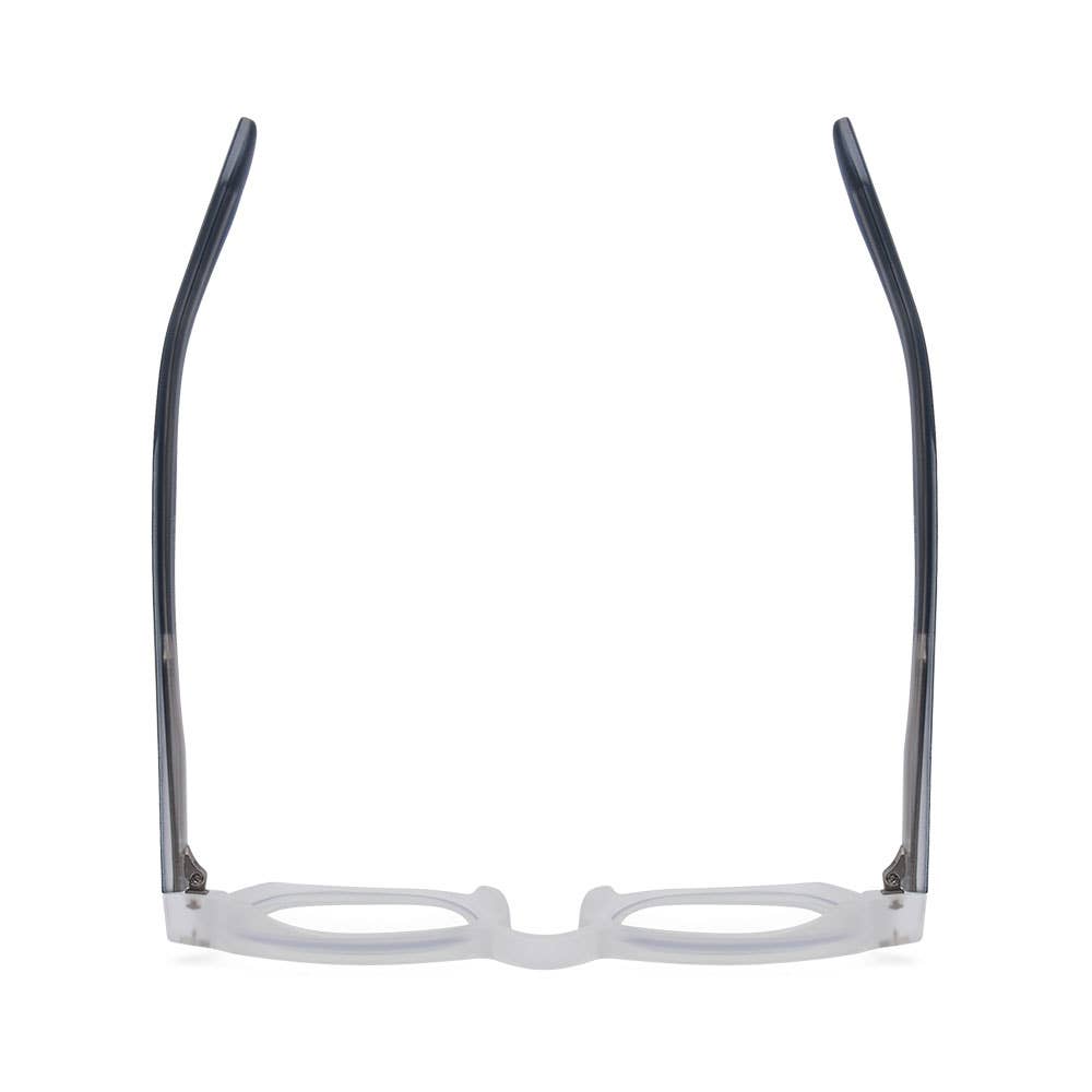 myles {clear/navy blue} blue light {readers} eyeglasses