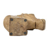 wooden horse head figurine 11 in.
