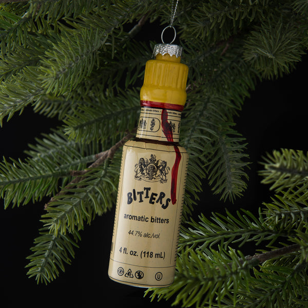 bitters bottle ornament