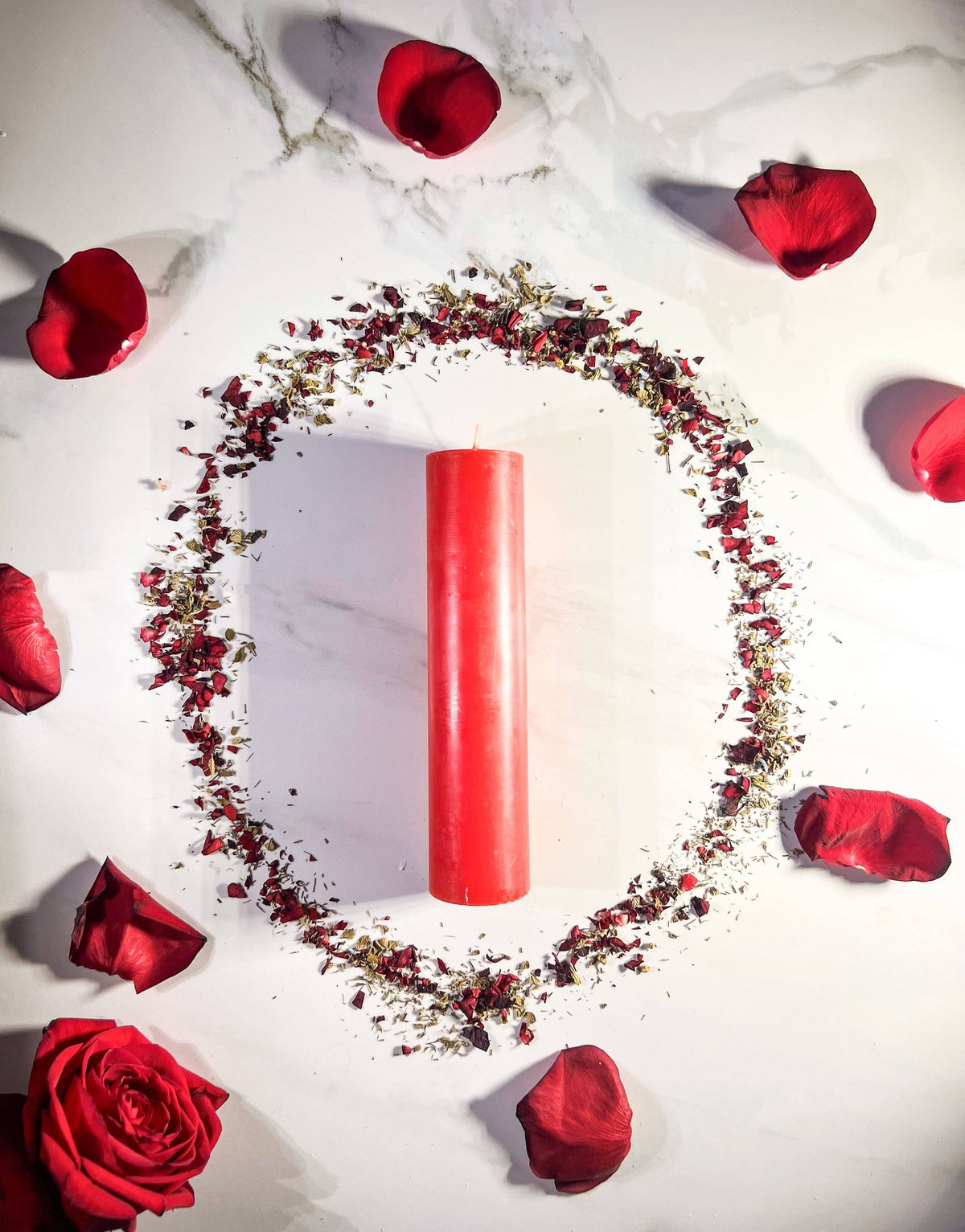 love red spellcasting Pillar Candle