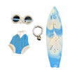 labubu swimsuit & surfboard set