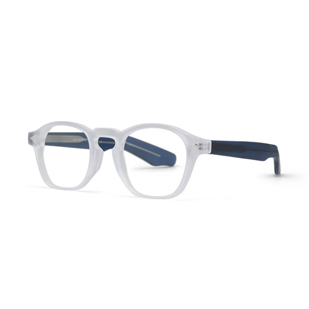 myles {clear/navy blue} blue light {readers} eyeglasses
