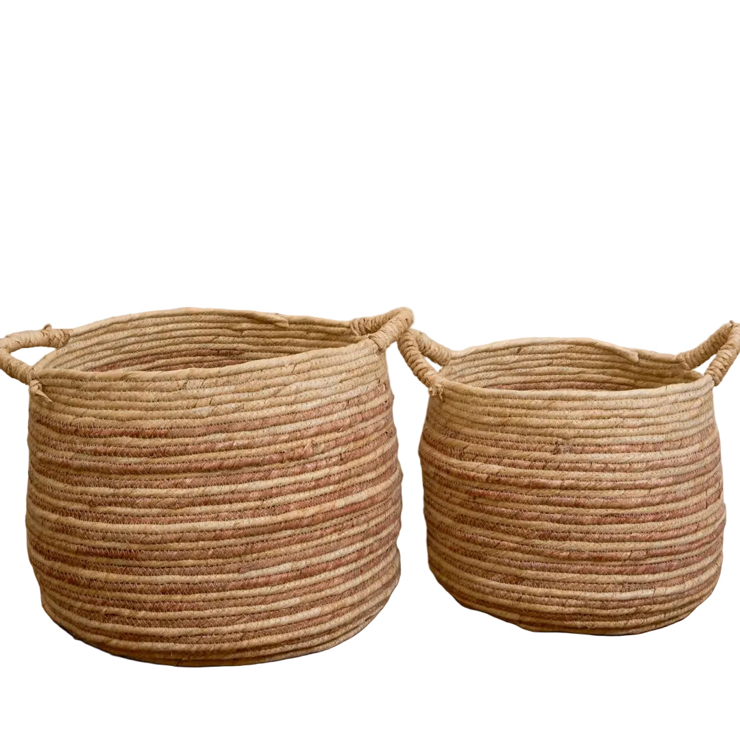 natural corn husk basket {large}