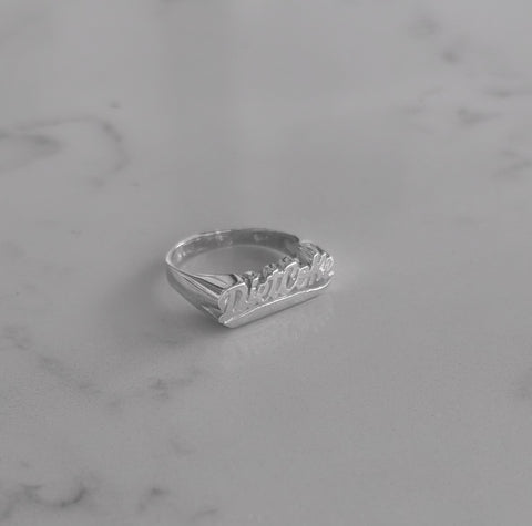 diet coke ring {sterling silver}
