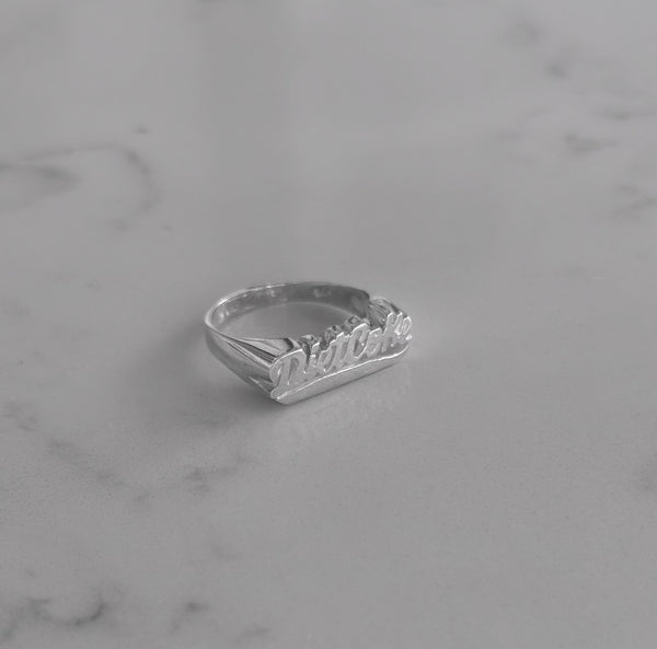 diet coke ring {sterling silver}