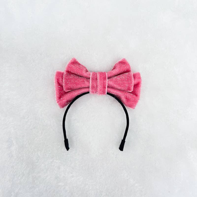 labubu velvet glitter headband