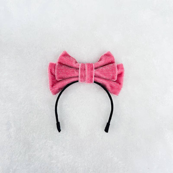 labubu velvet glitter headband