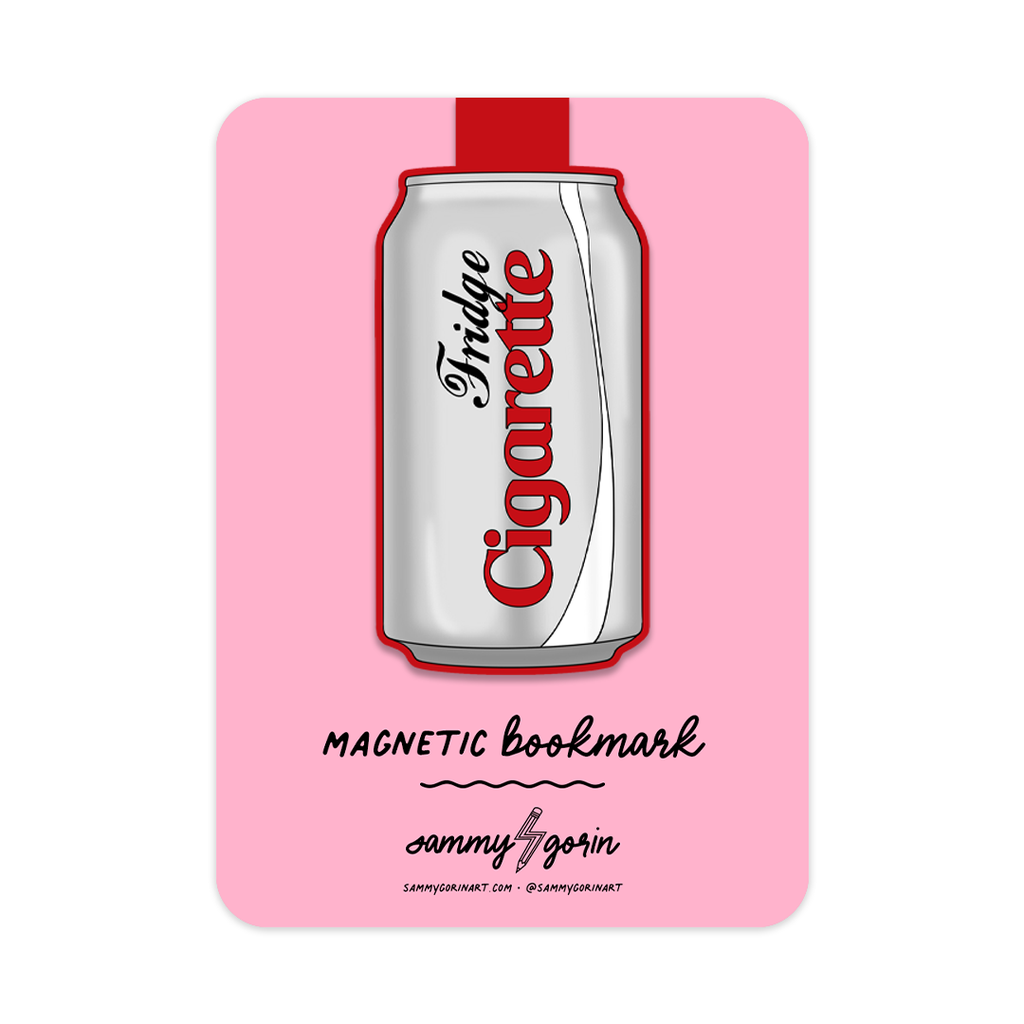 fridge cigarette magnetic bookmark