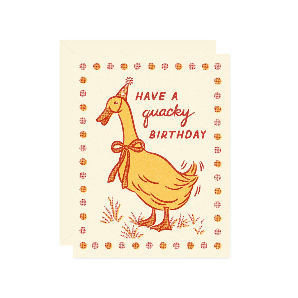 have a quacks birthday card