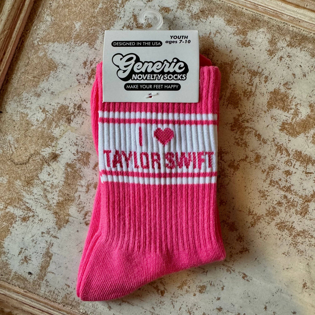 i heart t sweet {youth} crew sock