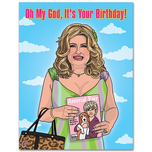 oh my god, tt's your birthday! keep shining like the fourth of july! card