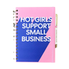 hot girls support small business journal w/ pen