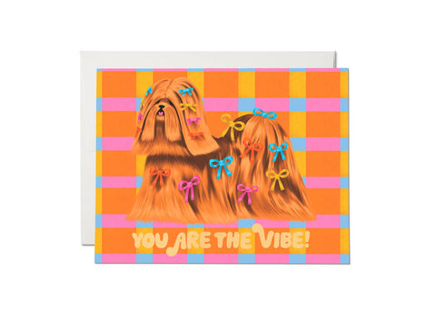you are the vibe! card
