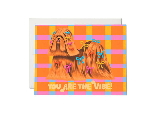 you are the vibe! card
