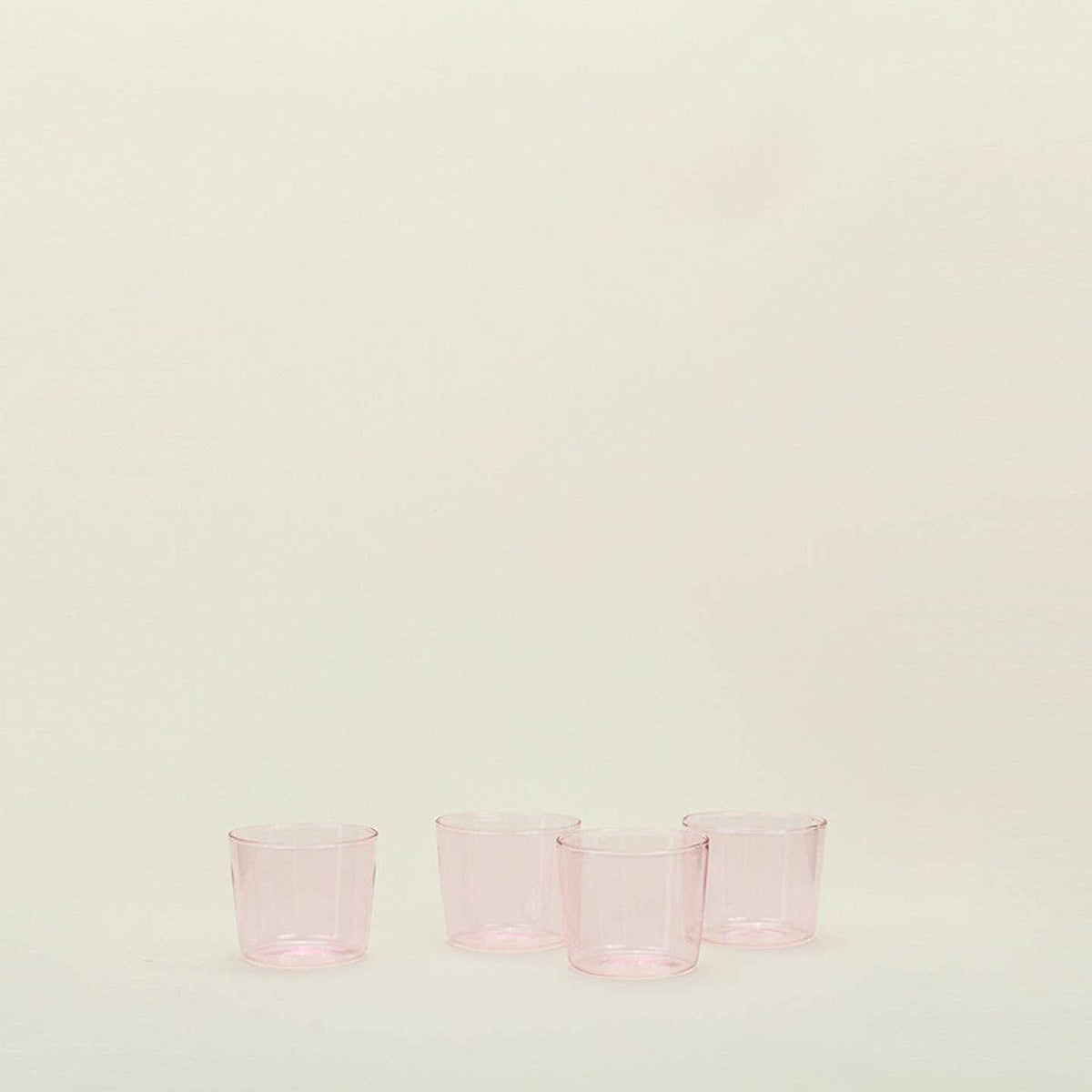 blush glassware {set of 4}