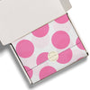 pink polka dots tissue paper
