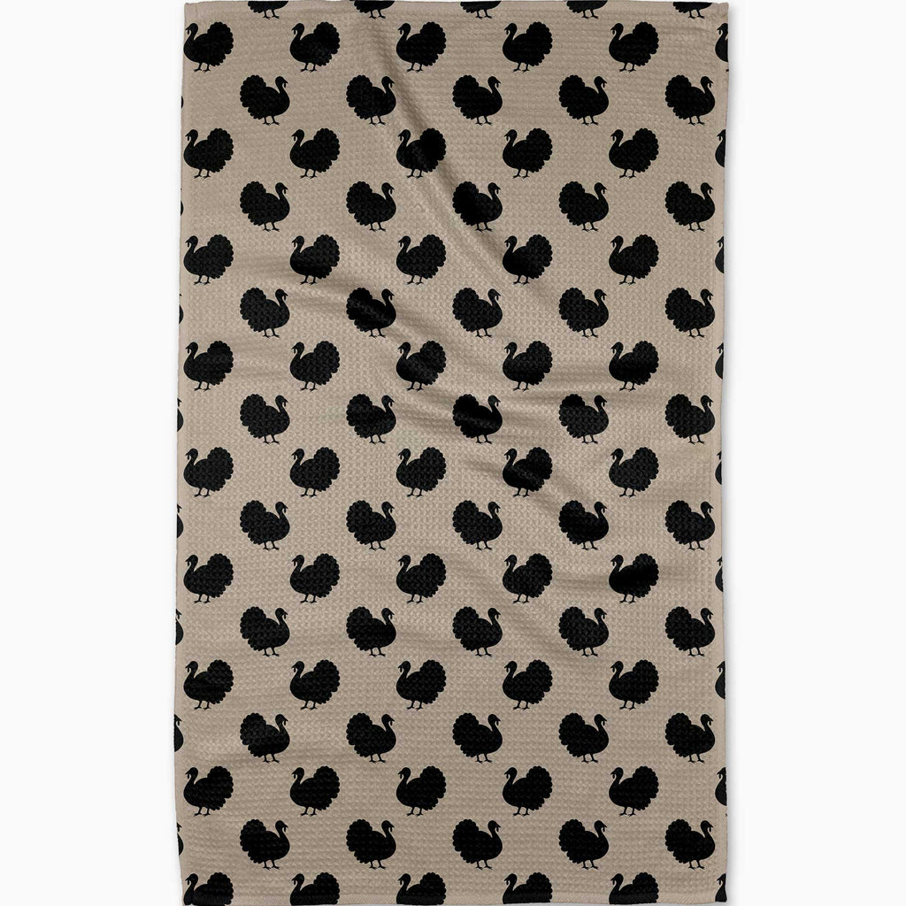 gobble {turkeys} tea towel