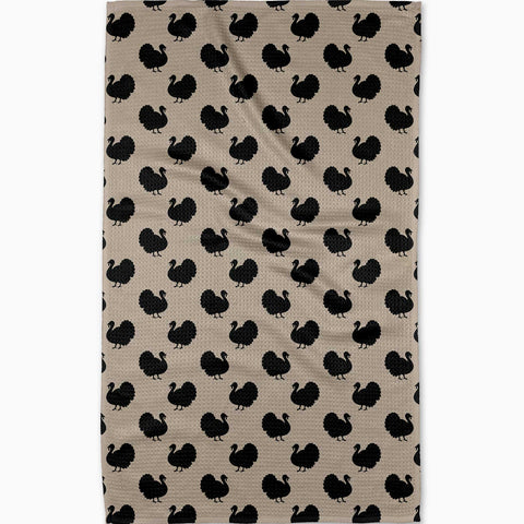 gobble {turkeys} tea towel