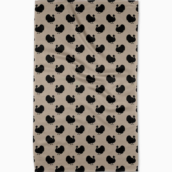 gobble {turkeys} tea towel