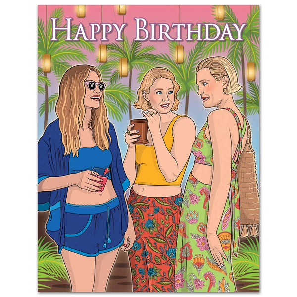 happy birhtday! friendship never ends, so let's get unhinged! card