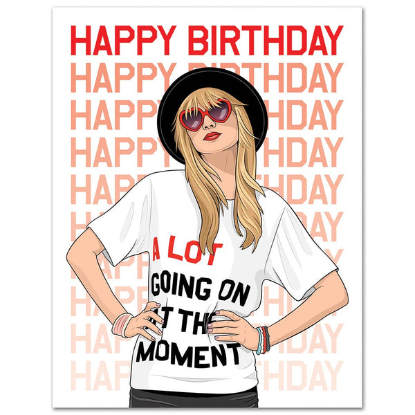 happy birthday! let's keep dancing like we're 22 card