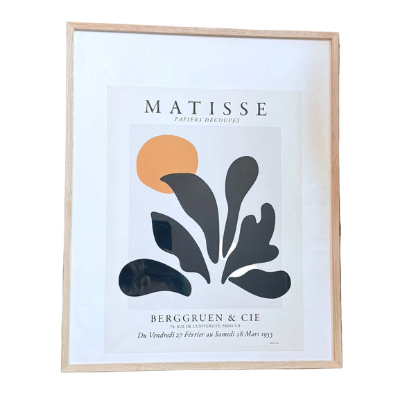 framed matisse print