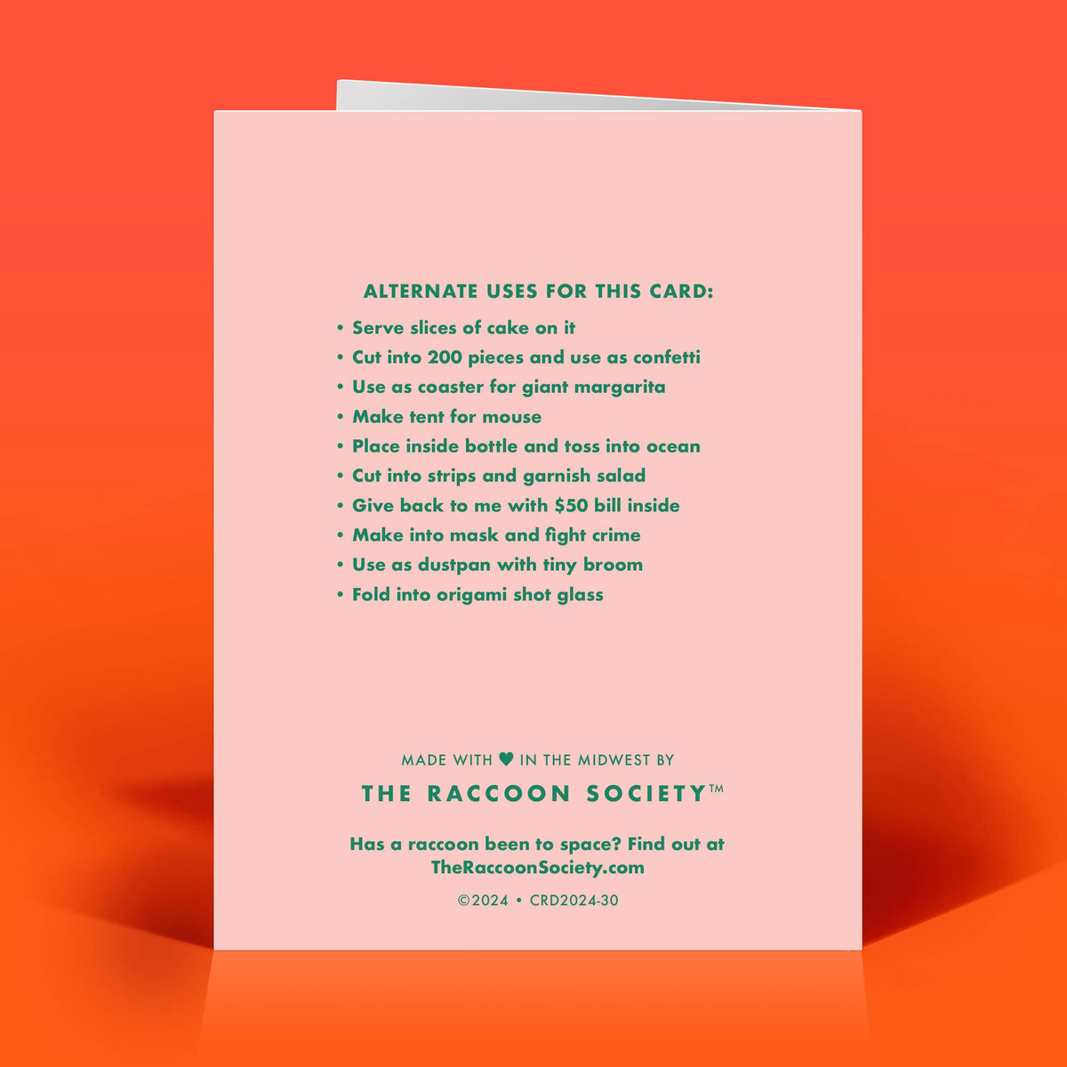 winking card