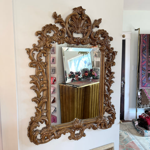 ornate baroque style mirror {pick up only}