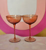 art deco coupe glasses {set of 2}