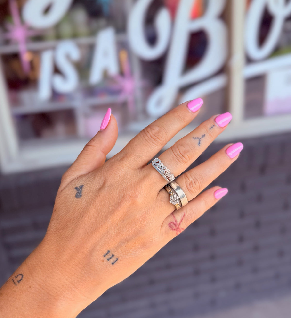 diet coke ring {sterling silver}